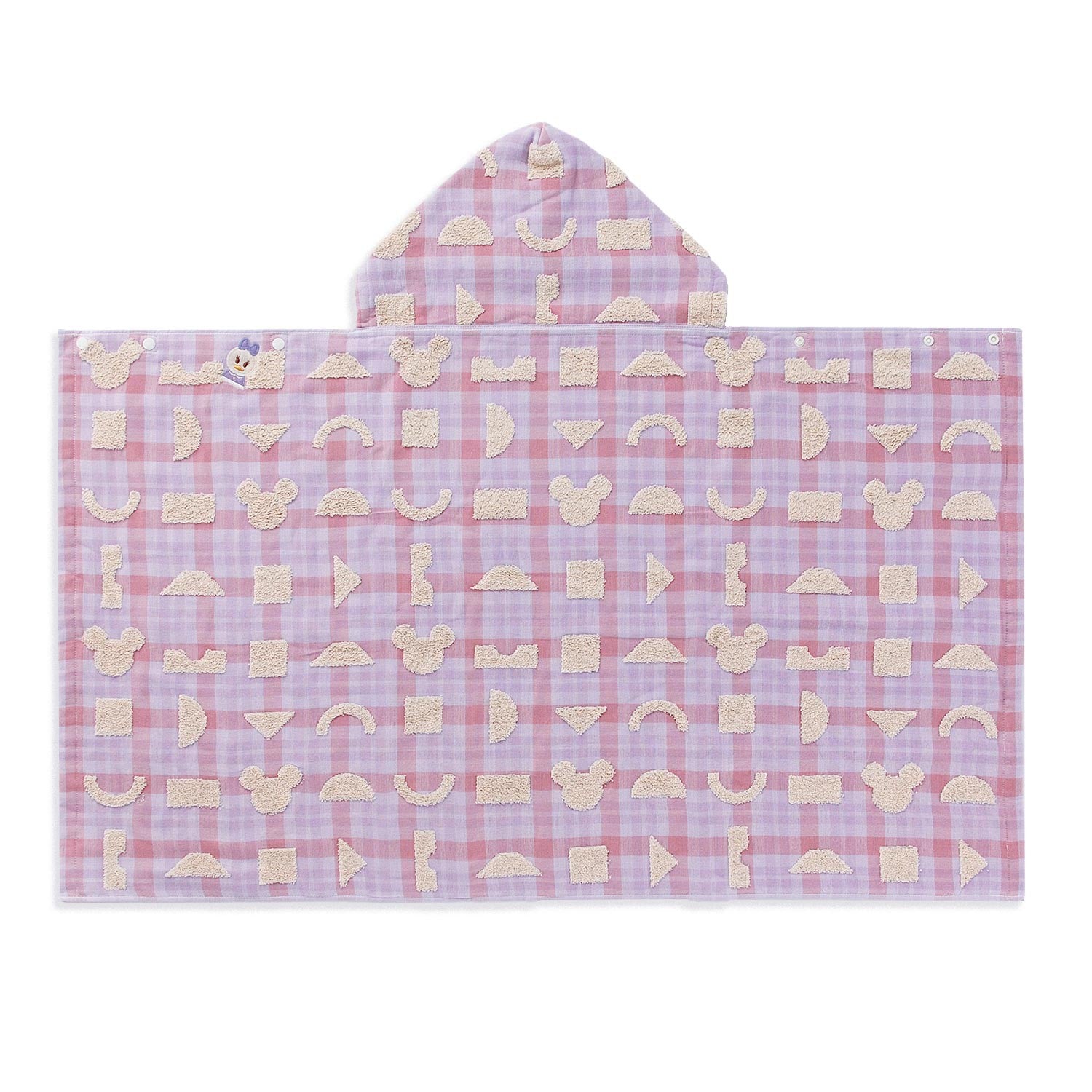 Disney KIDEA Hooded Bath Towel ERABU Daisy Duck 71-1257580-PP
