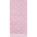 minnie bath towel silhouette pink