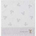 Mickey Guest Towel Silhouette White