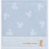 Mickey mini towel silhouette blue