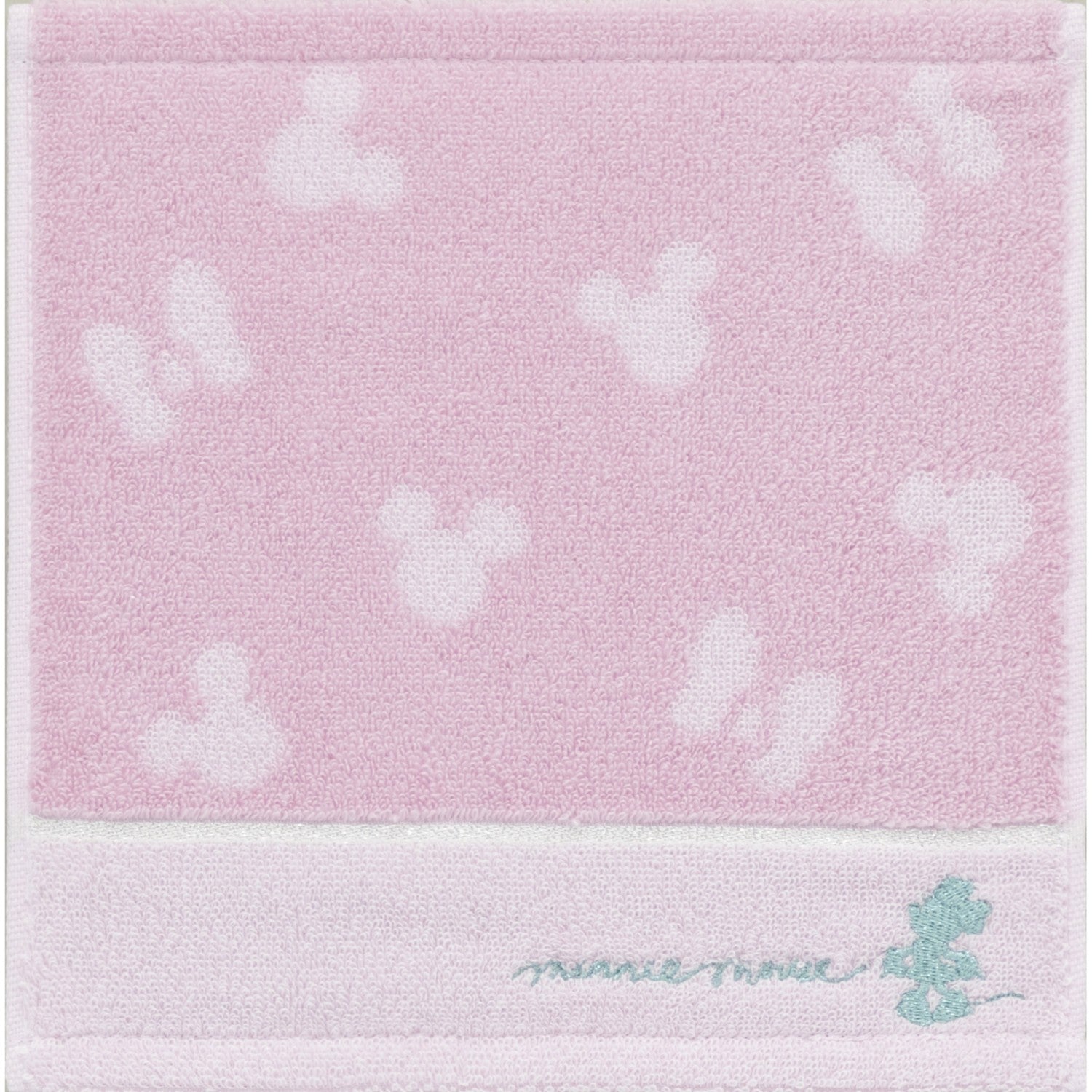 Minnie mini towel silhouette pink
