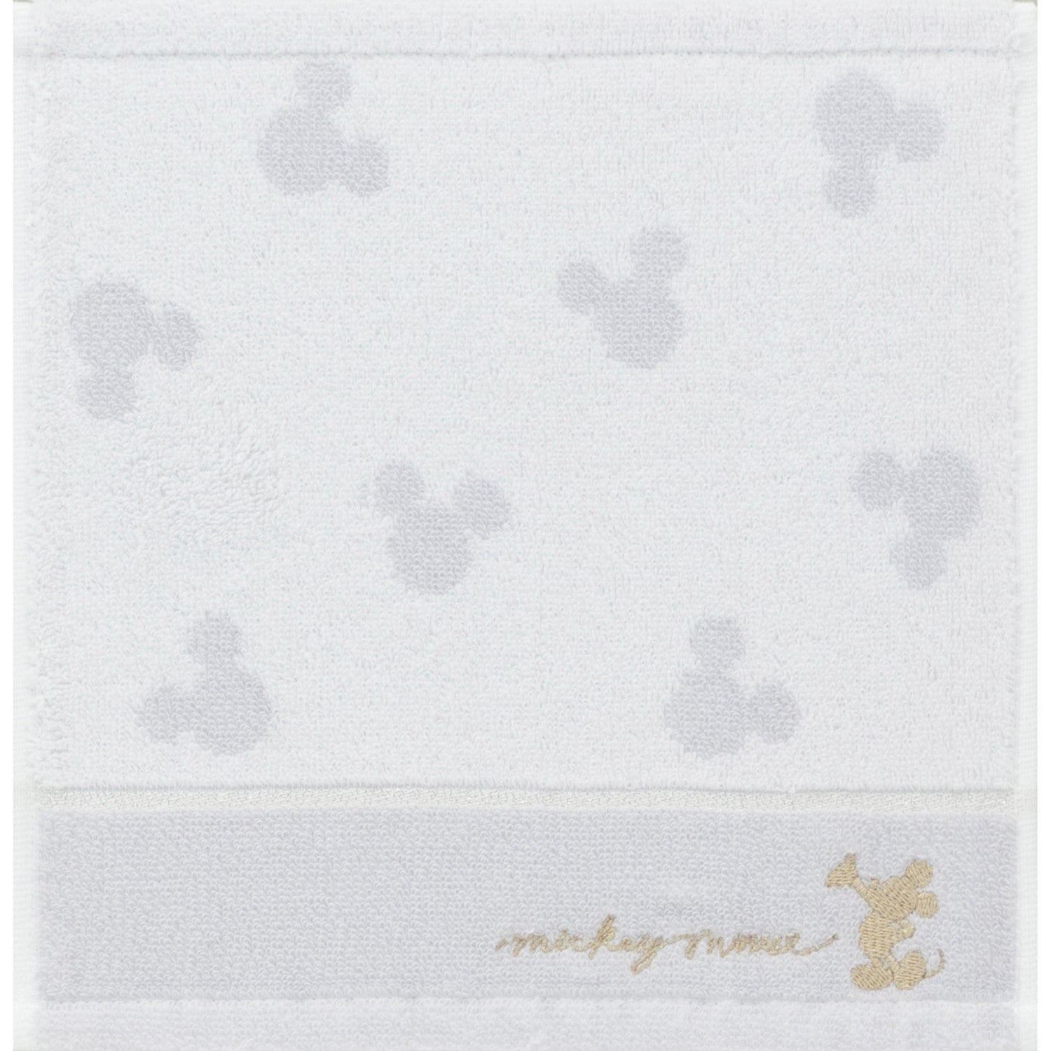 Mickey mini towel silhouette white