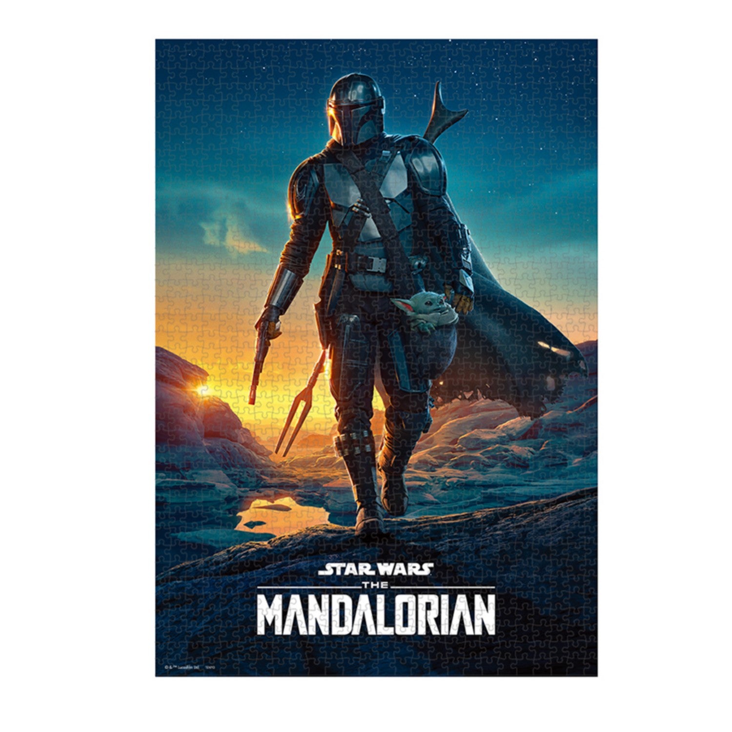 Star Wars The Mandalorian Jigsaw Puzzle 1000 Piece "The Mandalorian"