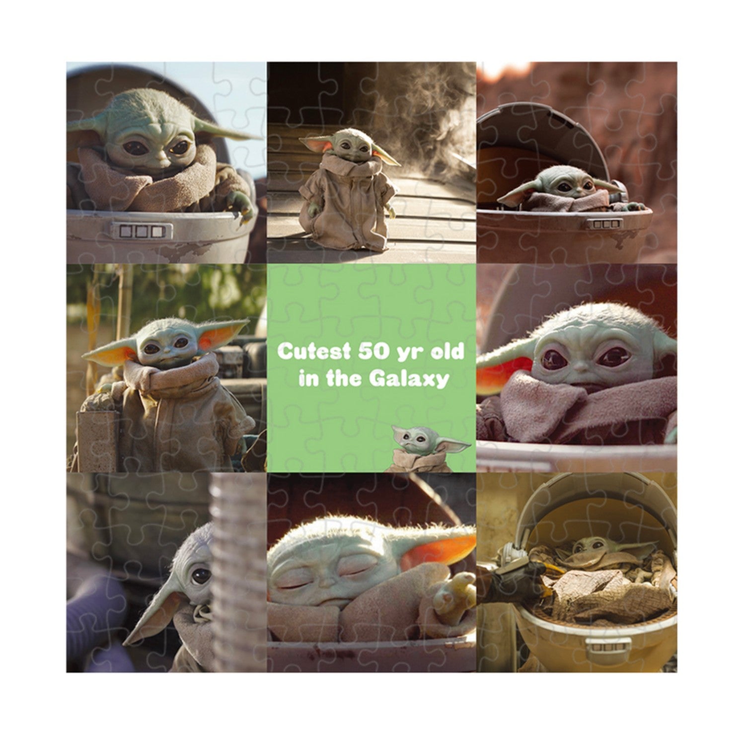 Star Wars Mandalorian Jigsaw Puzzle 144 Piece Panel Set "Grogu"