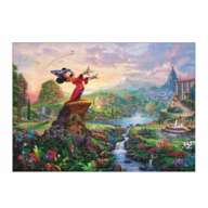 Fantasia Stained Art Jigsaw Puzzle Tight 266 Pieces & Frame "Fantasia"