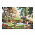 Winnie the Pooh Stained Art Jigsaw Puzzle Tight 266 Pieces & Frame "Winnie the Pooh I"