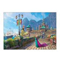 Frozen Stained Art Jigsaw Puzzle Tight 266 Pieces & Frame "Frozen Celebration in Arendelle"