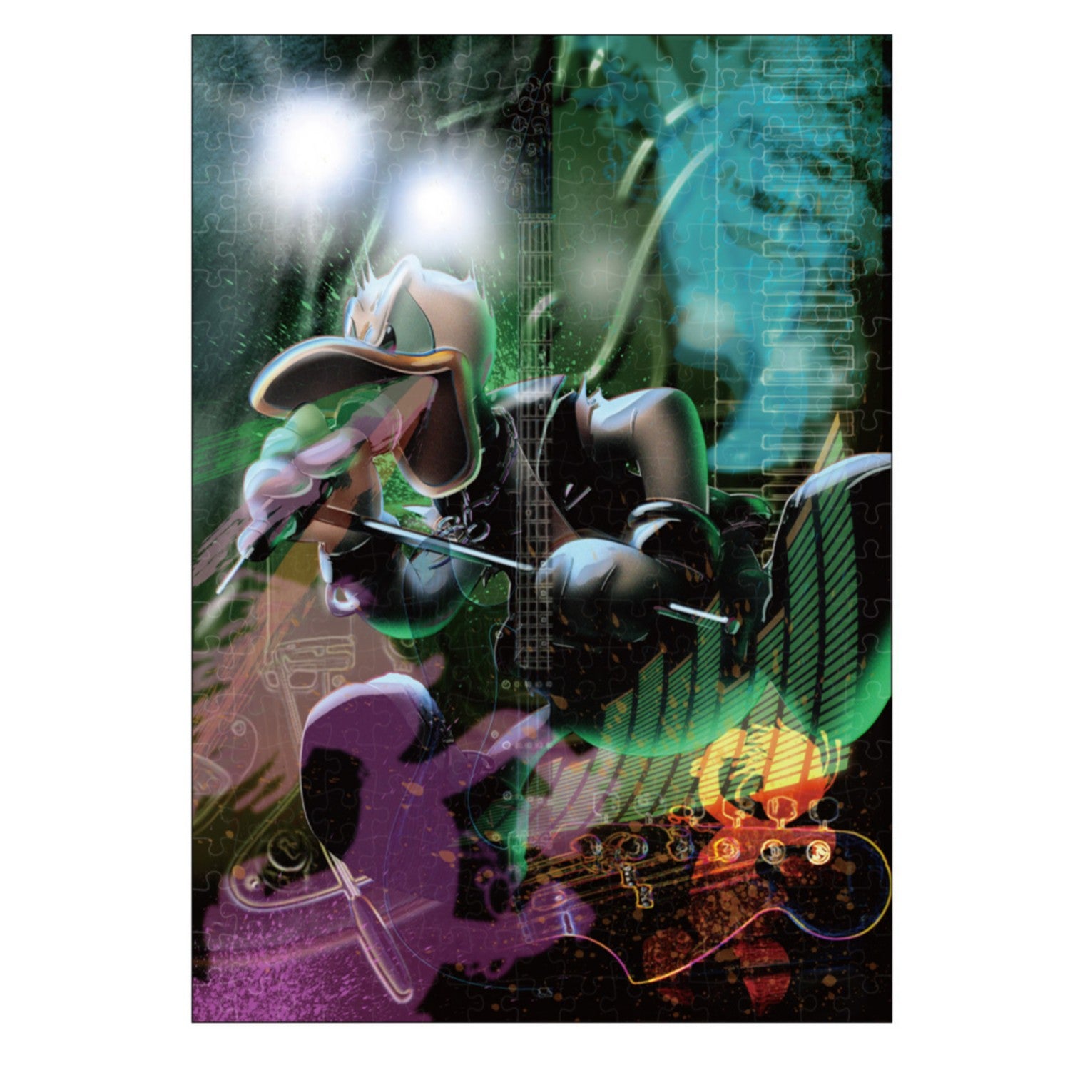 Donald Duck Jigsaw Puzzle 300 Piece "Super Live"