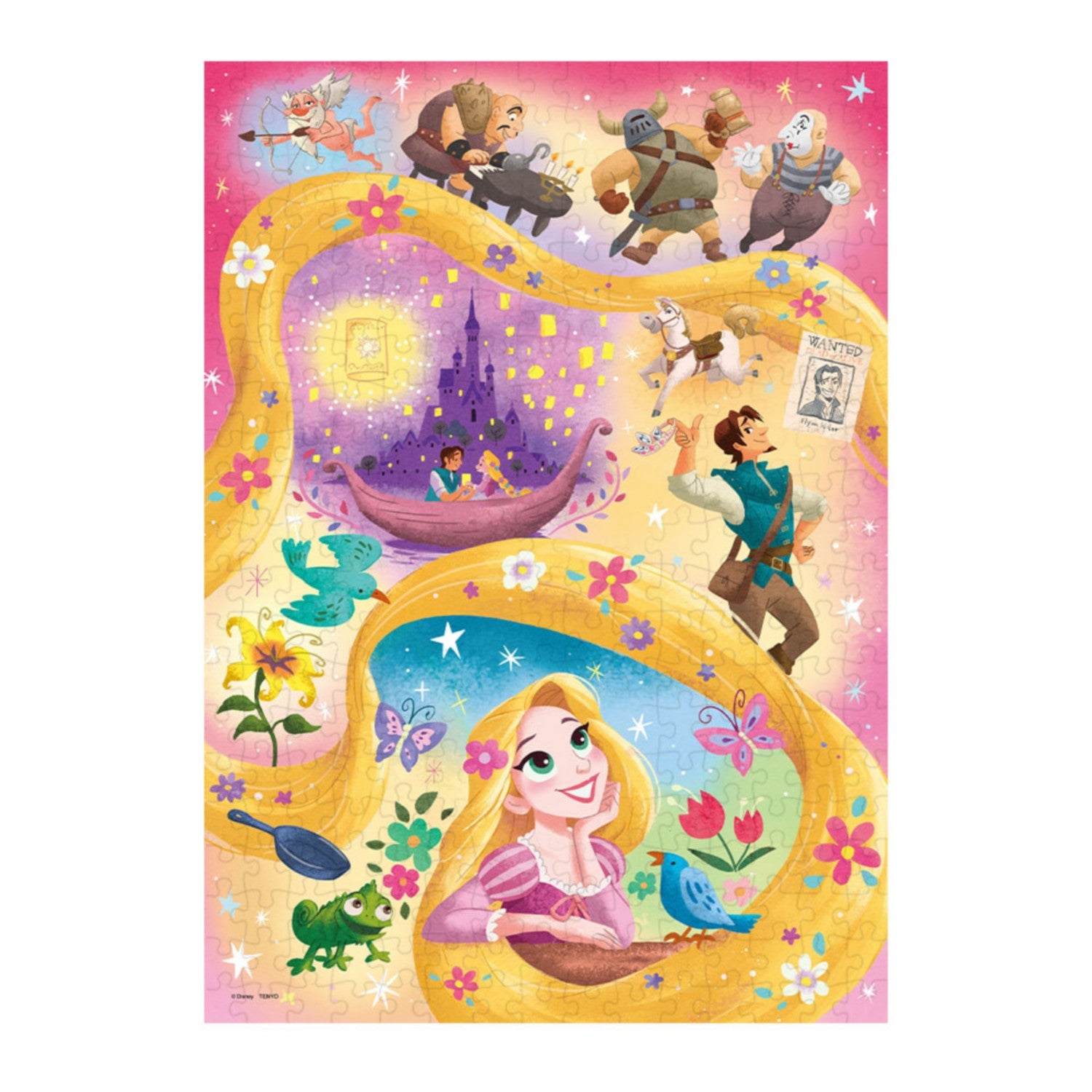 Rapunzel on the Tower Jigsaw Puzzle 300 pieces "Living in My Story (Rapunzel on the Tower)"
