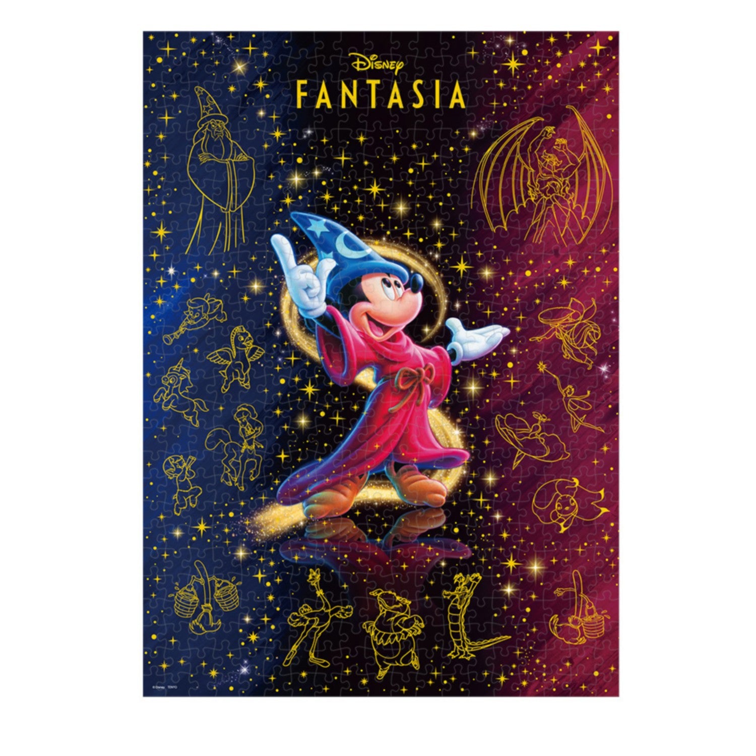 Fantasia Gilding Style Jigsaw Puzzle 500 Pieces "Symphony of Sparkle (Fantasia)"