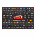 Cars Hologram Jigsaw Puzzle 1000 Piece "Cars Character Large Collection"