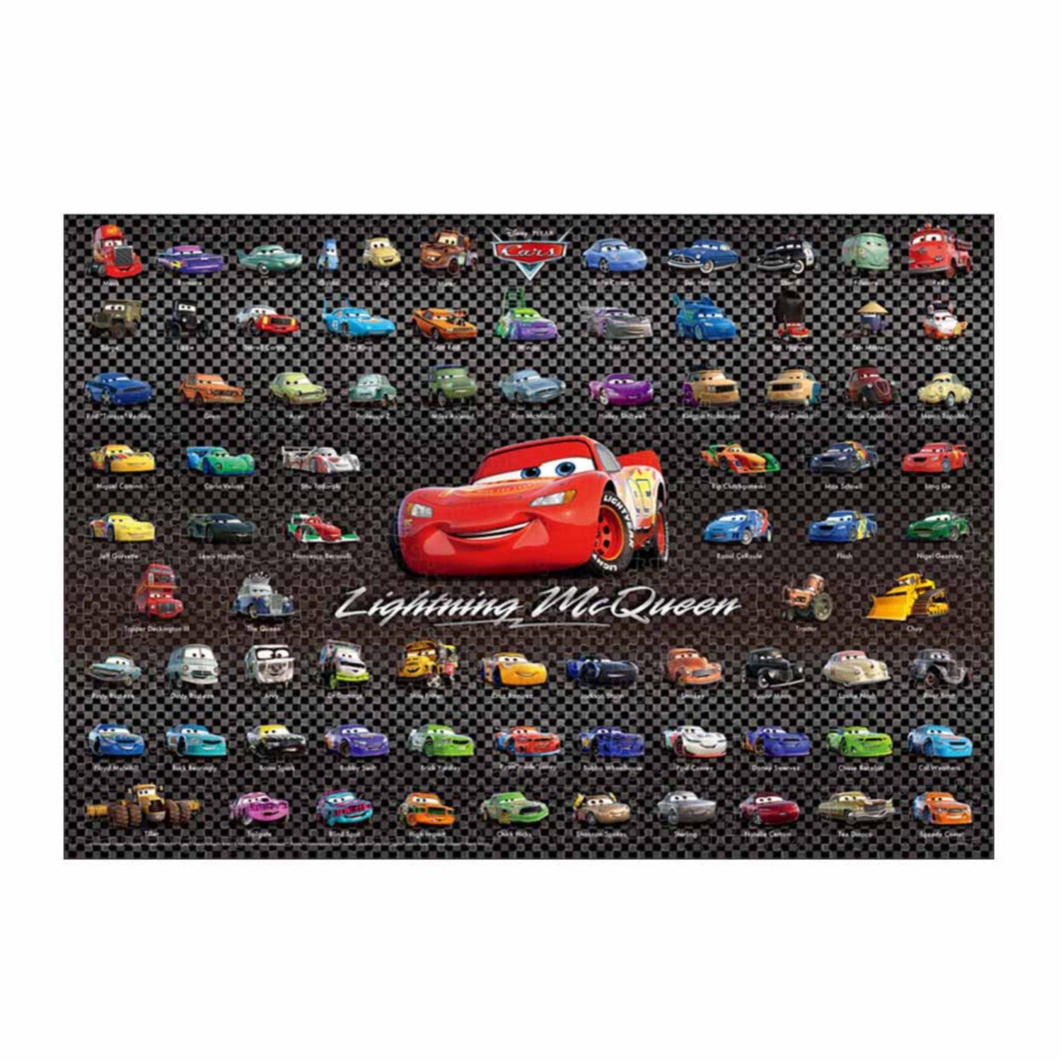 Cars Hologram Jigsaw Puzzle 1000 Piece "Cars Character Large Collection"