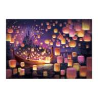 Rapunzel on the Tower Jigsaw Puzzle 1000 Piece "Light with Wishes (Rapunzel on the Tower)" Canvas Style