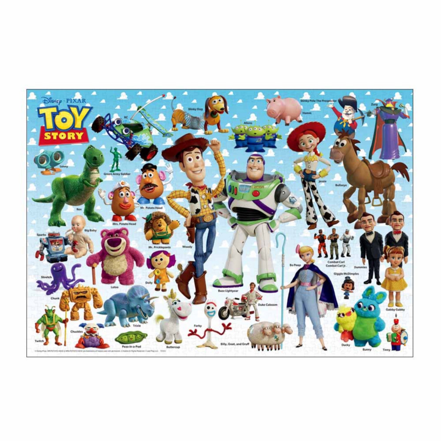 Toy Story Jigsaw Puzzle 1000 Piece "Toy Story/Character Collection"