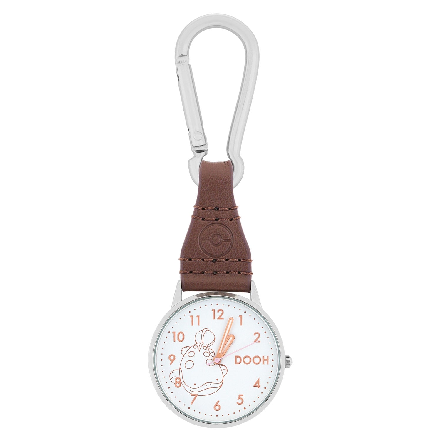 Clodsire Pokemon carabiner watch from Japan, featuring Spiny Fish design