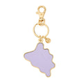 Metamon keychain with Ditto figure from Japan, leather strap