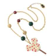 [Q-Pot] Mickey/Necklace Christmas Lolipop