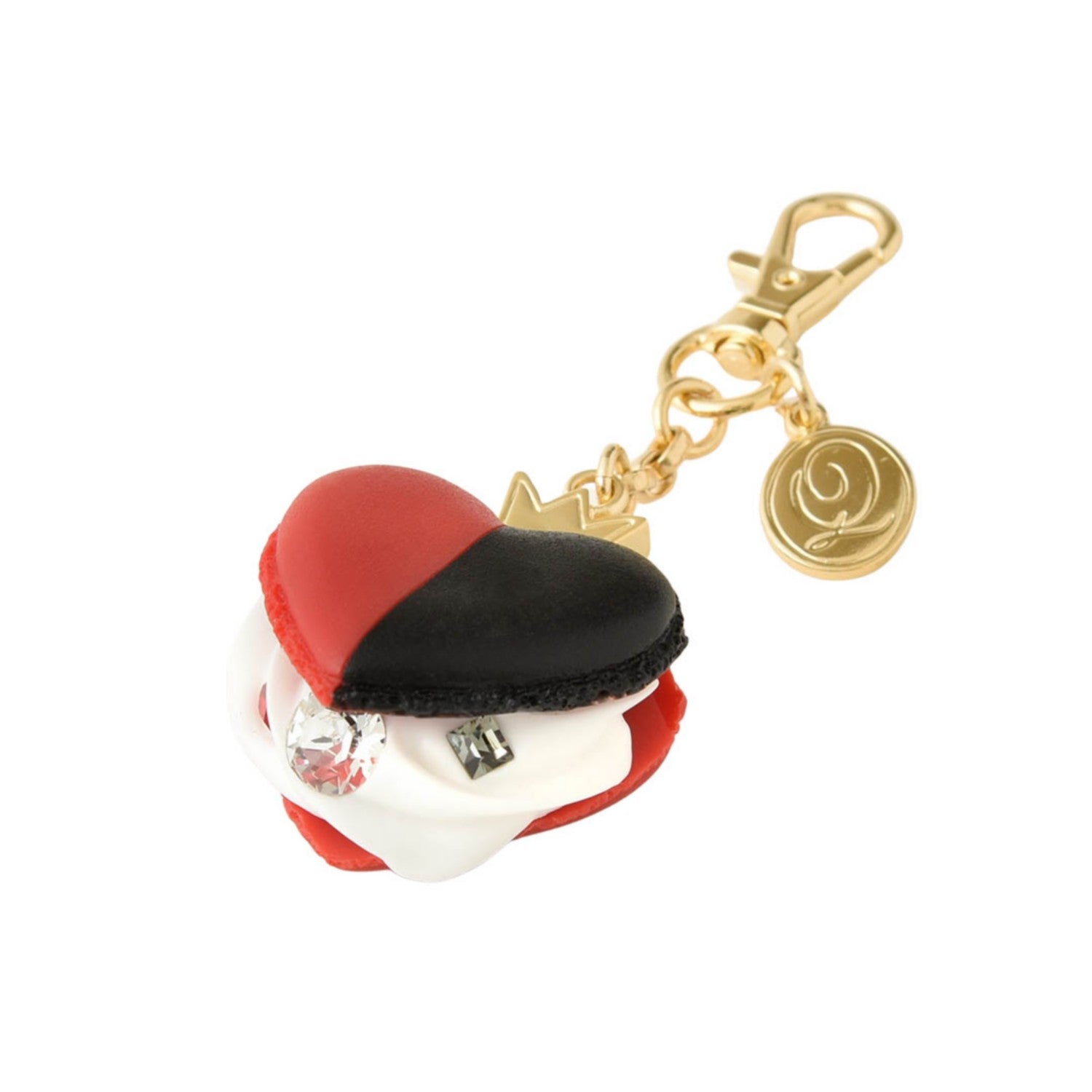 [Q-Pot] Queen of Hearts/Bag Charm Heart Macaron