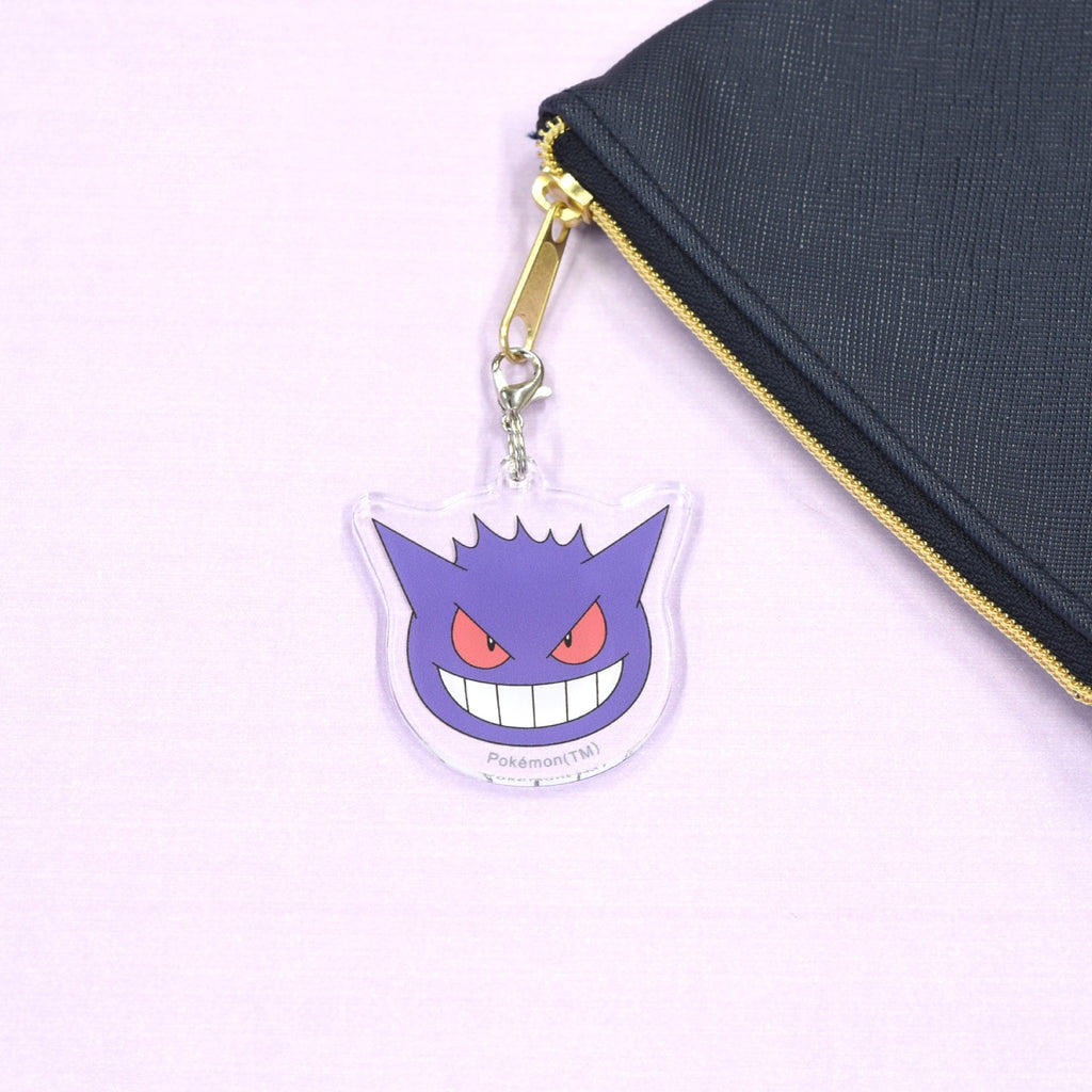 Official Pokemon Center Japan Gengar strap with poison symbol, sourced from Japan