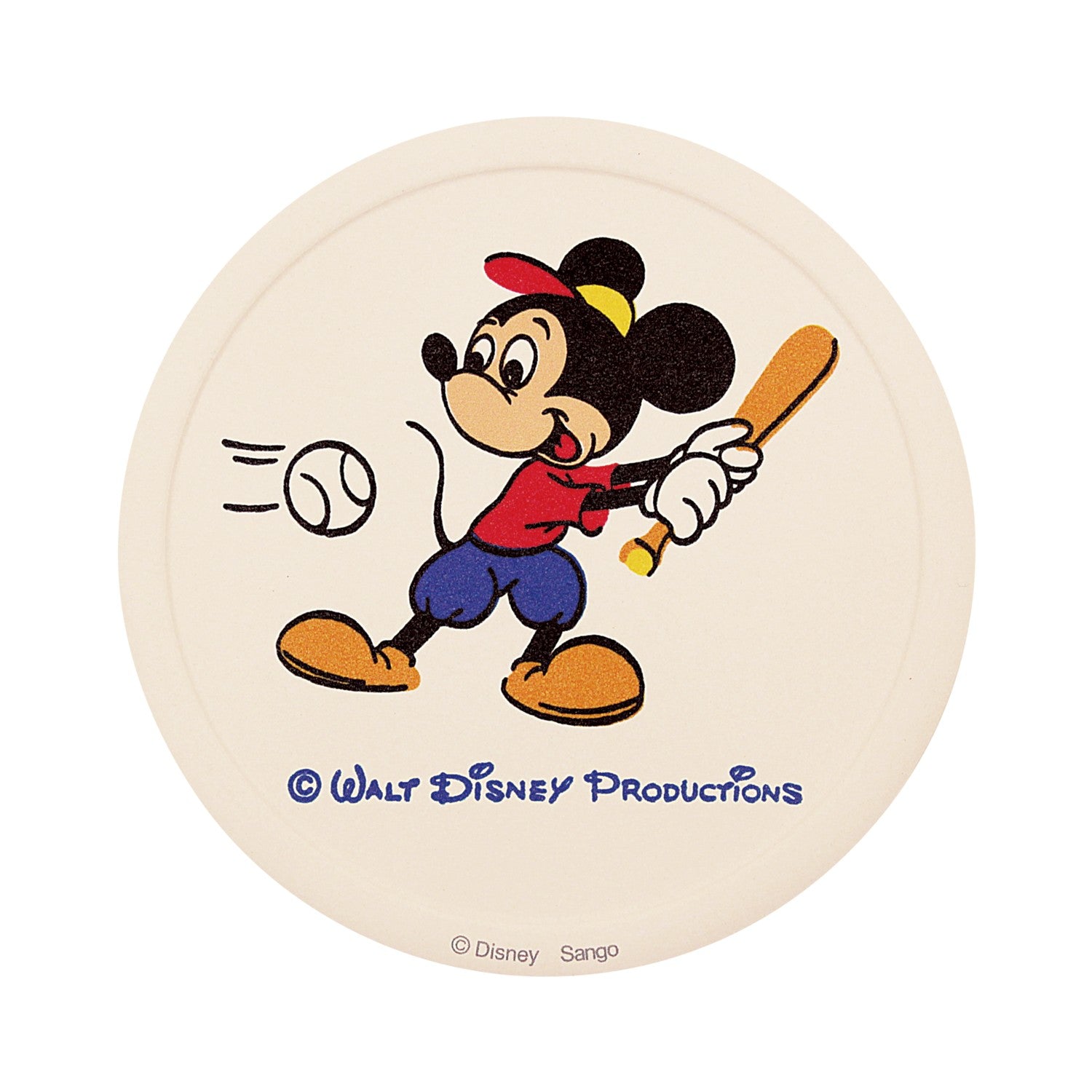 Reprint Art 1963 Water Absorption Coaster (Mickey Mouse)