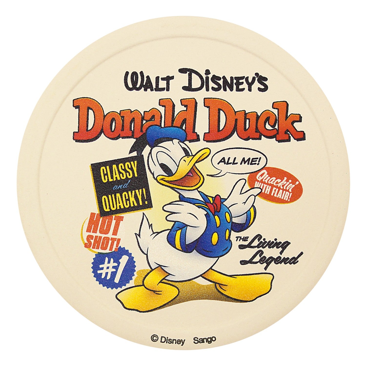 Donald Duck water absorbing coaster