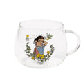 Heat-resistant glass mug Princess Heat-resistant glass mug (Snow White)
