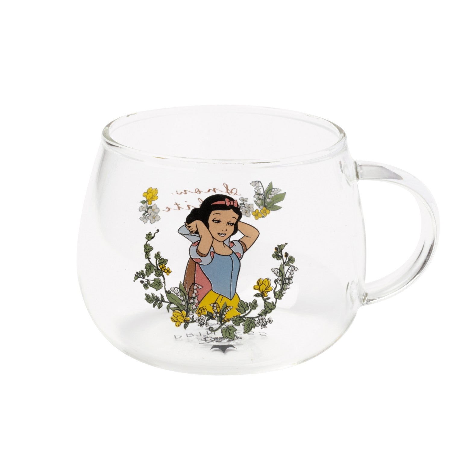 Heat-resistant glass mug Princess Heat-resistant glass mug (Snow White)