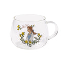 Heat-resistant glass mug Princess Heat-resistant glass mug (Bell)