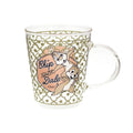 Heat-resistant glass mug retro heat-resistant glass mug (Chip & Dale)