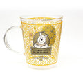 Heat-resistant glass mug retro heat-resistant glass mug (Winnie the Pooh)