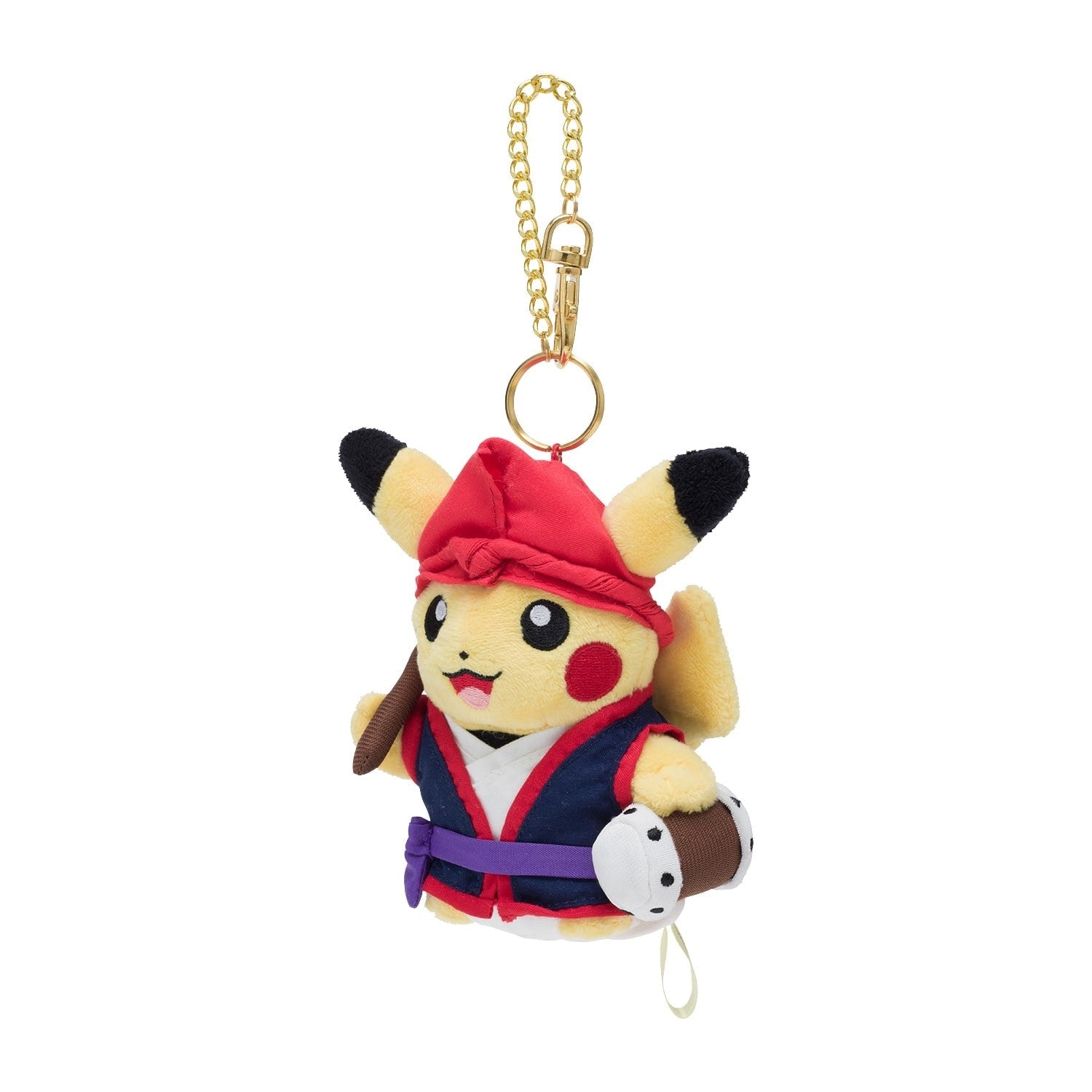 Mascot Acer Pikachu collectible from Japan, front view with vibrant colors