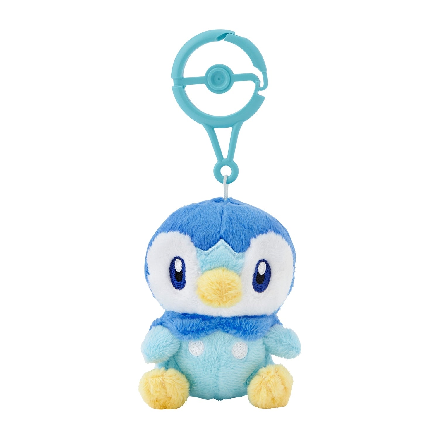 Piplup Mascot Plush with Carabiner Clip | Pokemon Center Japan