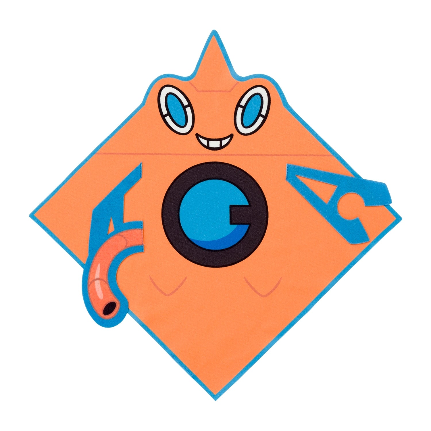 Pokemon Wash Rotom towel with sticky back from Japan