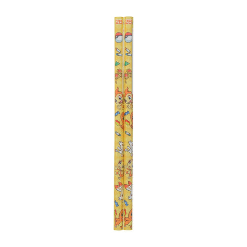 Charmander 2B Pencil Set from Japan, featuring Playroom Charmander & Hikozaru & Hibunny designs