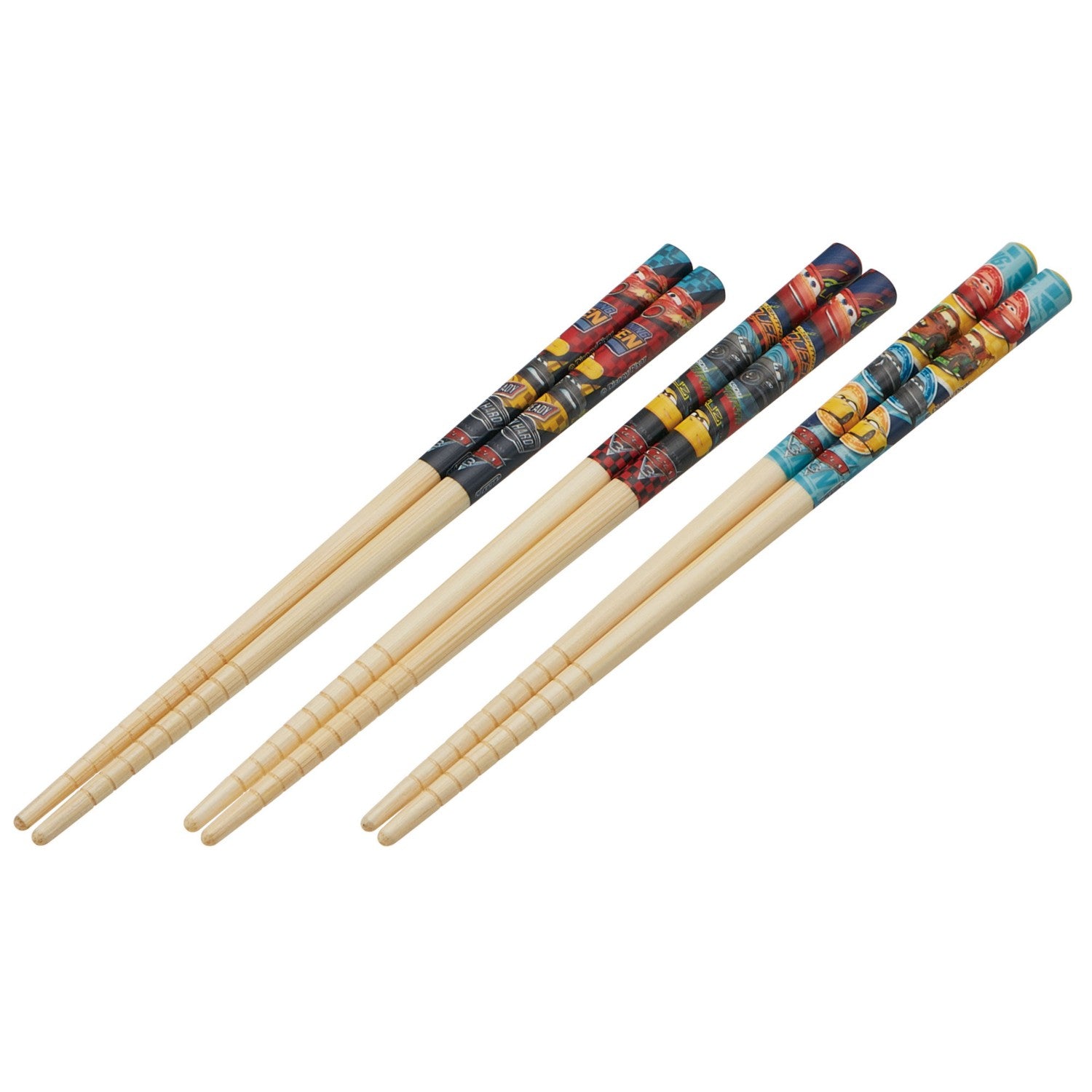 Skater Children's Bamboo Safety Chopsticks [Non-Slip Processing] 3-piece Set [16.5cm] Disney Cars 3/Crossroads ANT2T