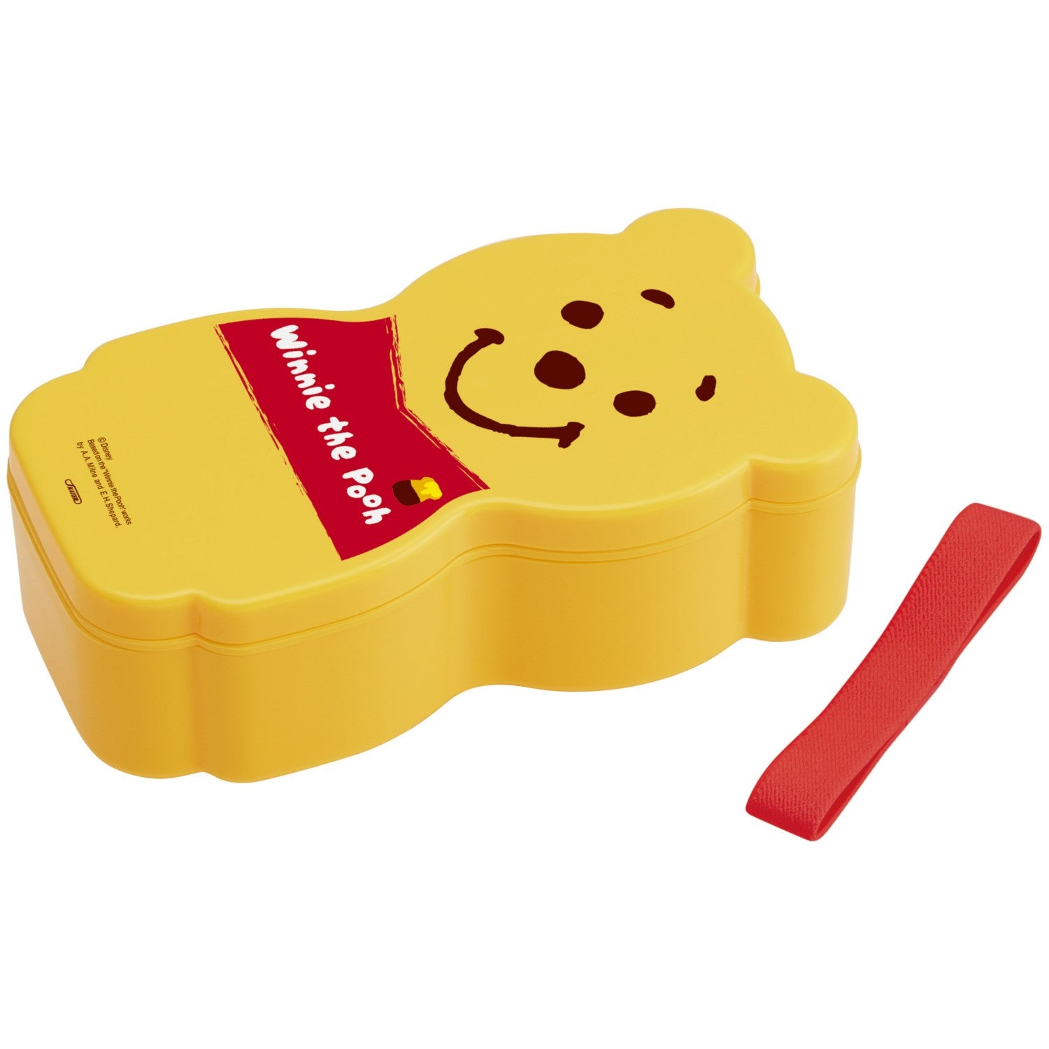 Skater Winnie the Pooh die-cut lunch box 1 tier [capacity 400ml] (15.0cm chopsticks included) SCAN1