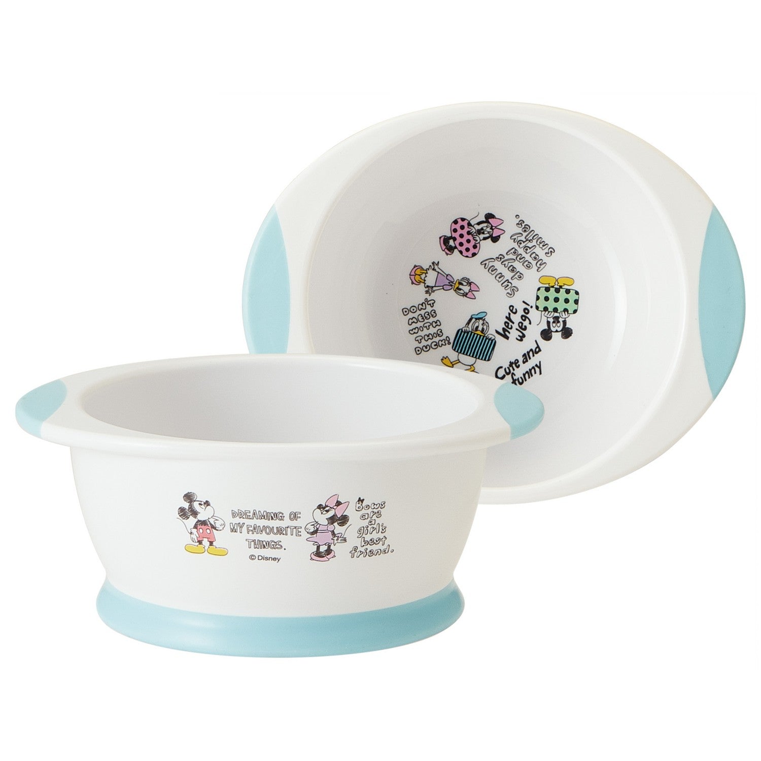 Skater Mickey Mouse Sketch Easy-to-Scoop Baby Bowl WP2
