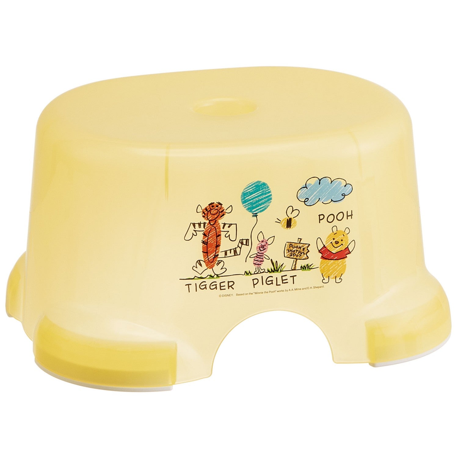 Skater Bath Goods Children's Bath Chair Winnie the Pooh Sketch BS24N