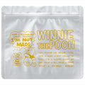 Skater aluminum zipper bag [5 pieces] Winnie the Pooh CAF1