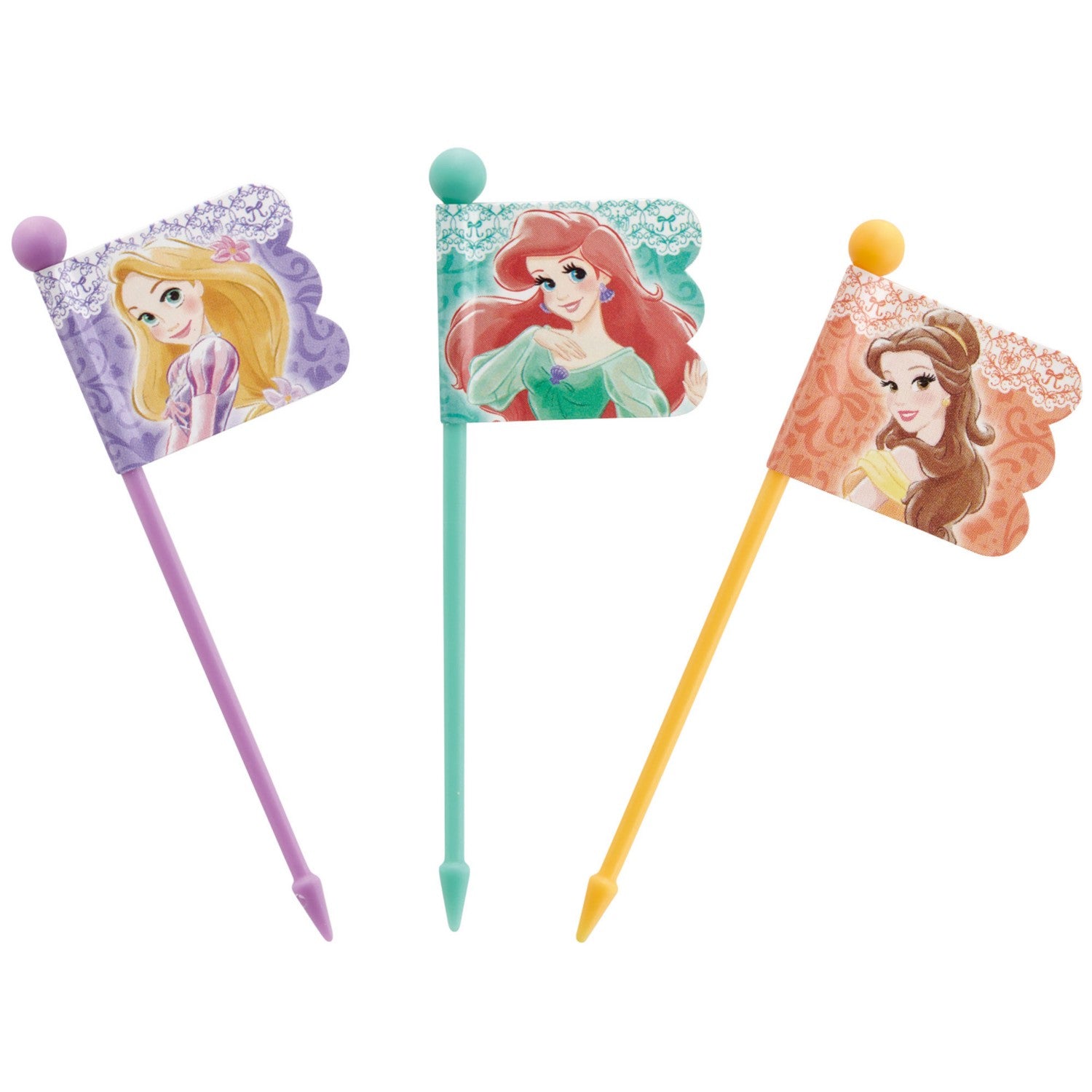 Skater Lunch Picks 9 pieces [3 patterns x 3 pieces] Princess 22 LKP4