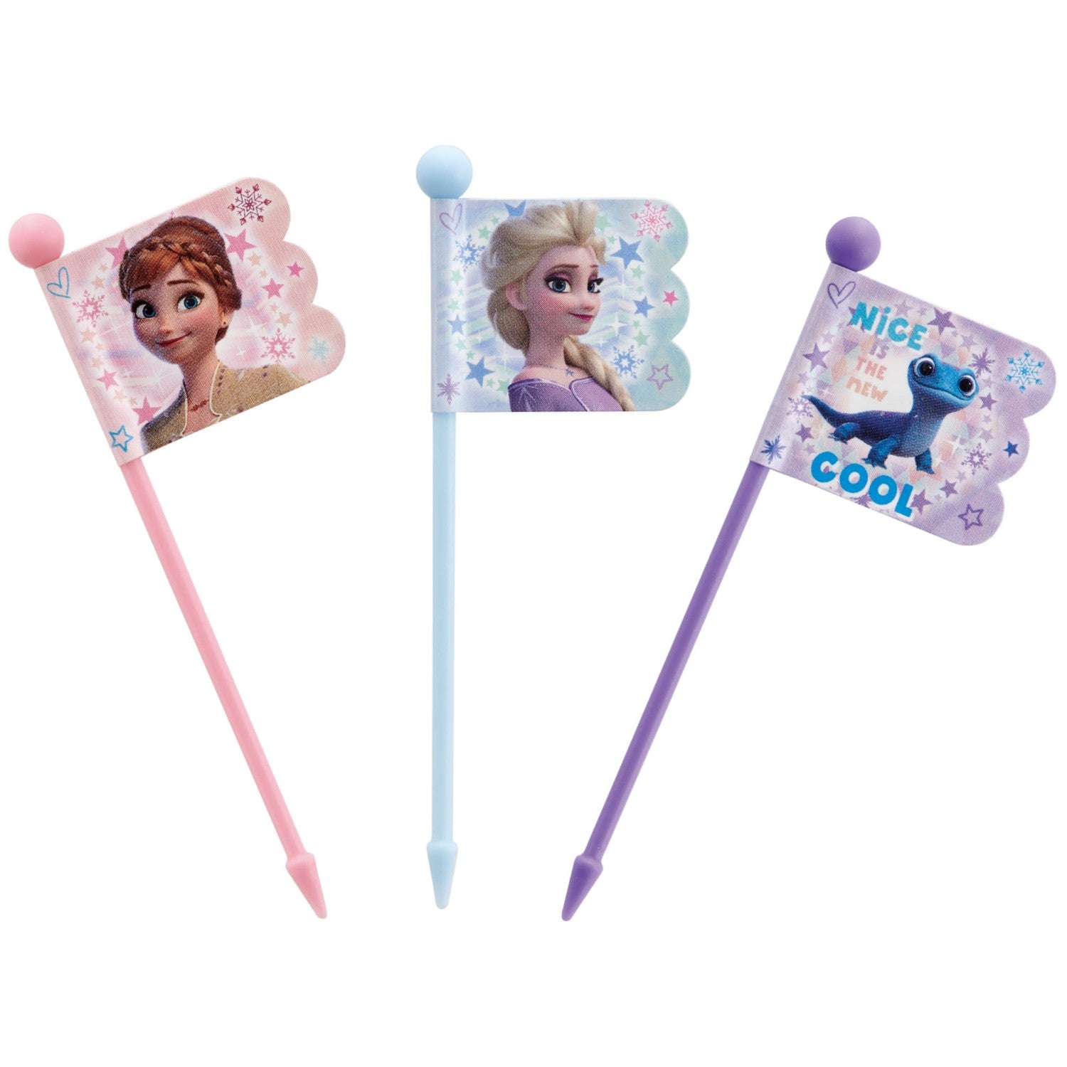 Skater Lunch Picks 9 pieces [3 patterns x 3 pieces] Frozen 22 LKP4