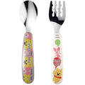 Skater Dishwasher Safe Stainless Steel Spoon & Fork Set Winnie the Pooh SFBS1