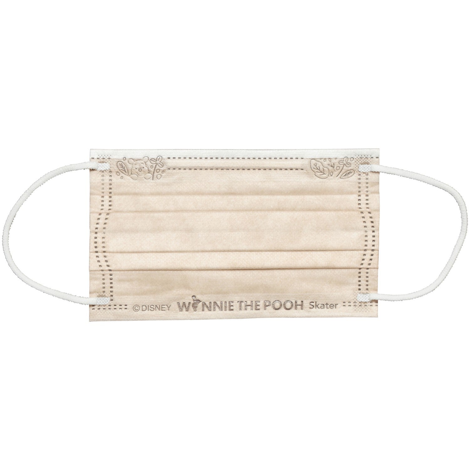 Skater Adult non-woven pleated mask (embossed) 10 pieces Winnie the Pooh/POOH/MSKPE4_574221