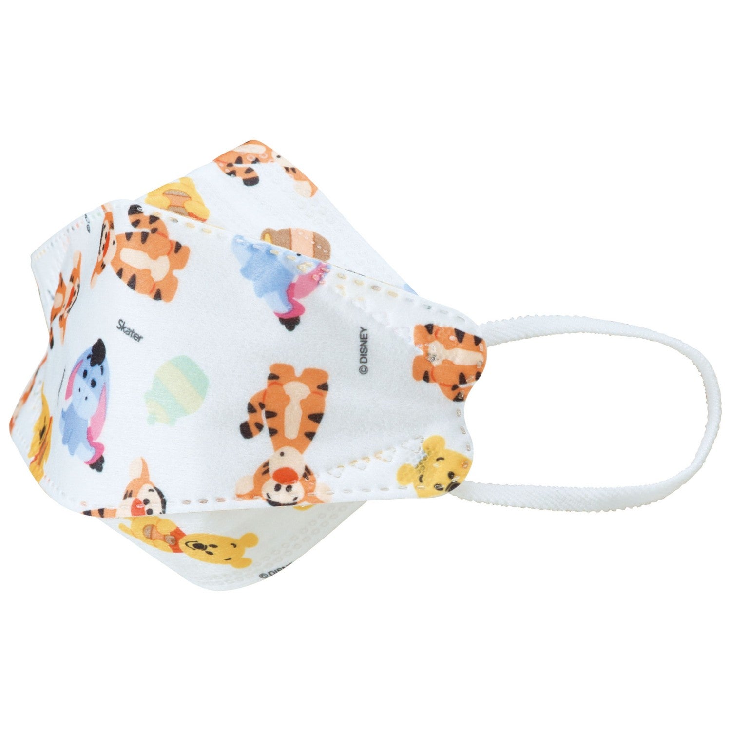 Skater High-performance non-woven 3D mask for children [5 pieces] Winnie the Pooh MSKSH3