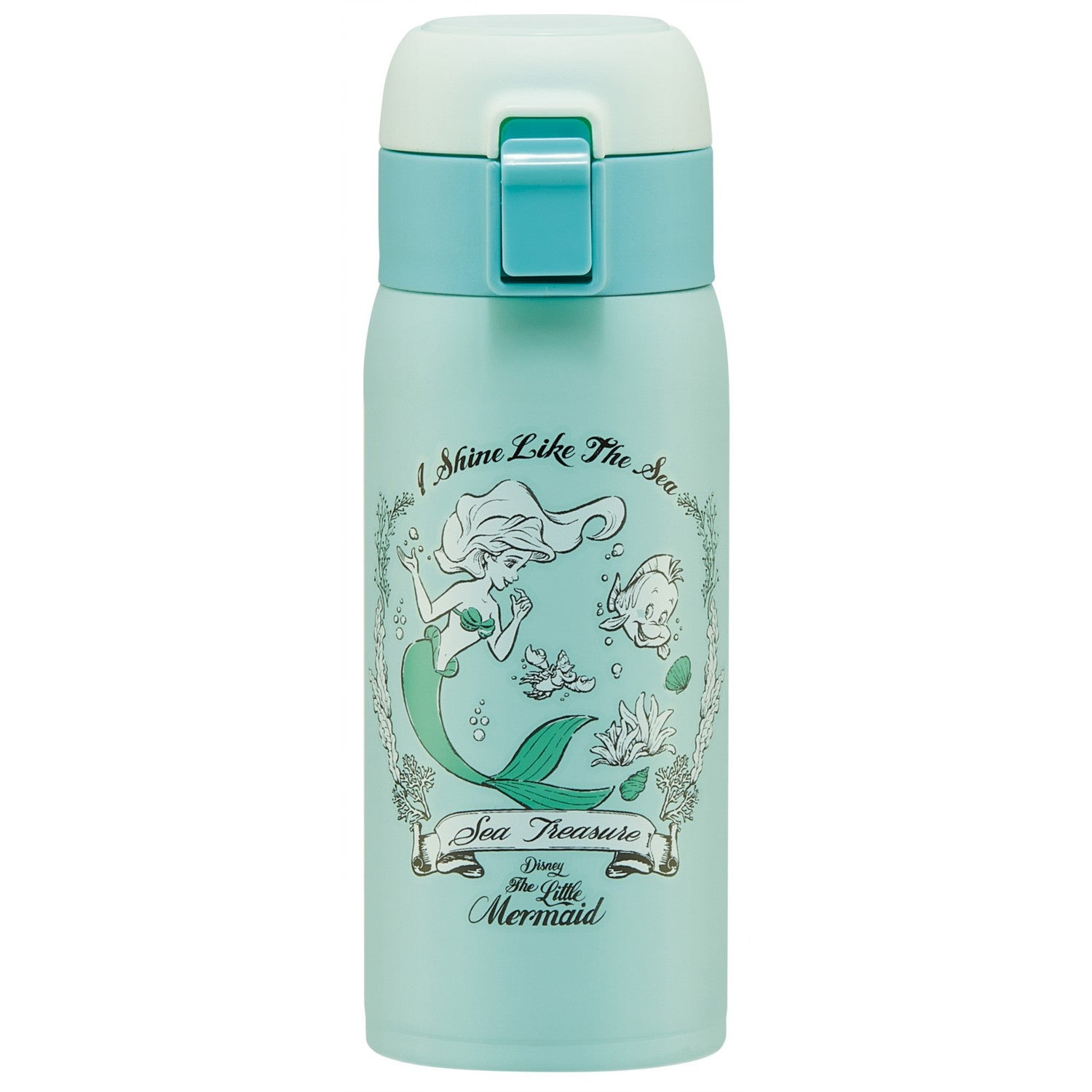 Skater Stainless Steel One Touch Mug Bottle [350ml] Ariel STOT3