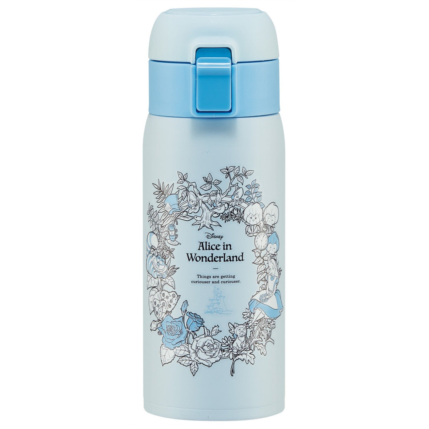 Skater Stainless Steel One Touch Mug Bottle [350ml] Alice STOT3