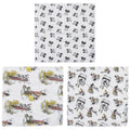 Skater Kaya Fabric Dish Towel Set of 3 30 x 30cm Mickey Mouse KFKC3