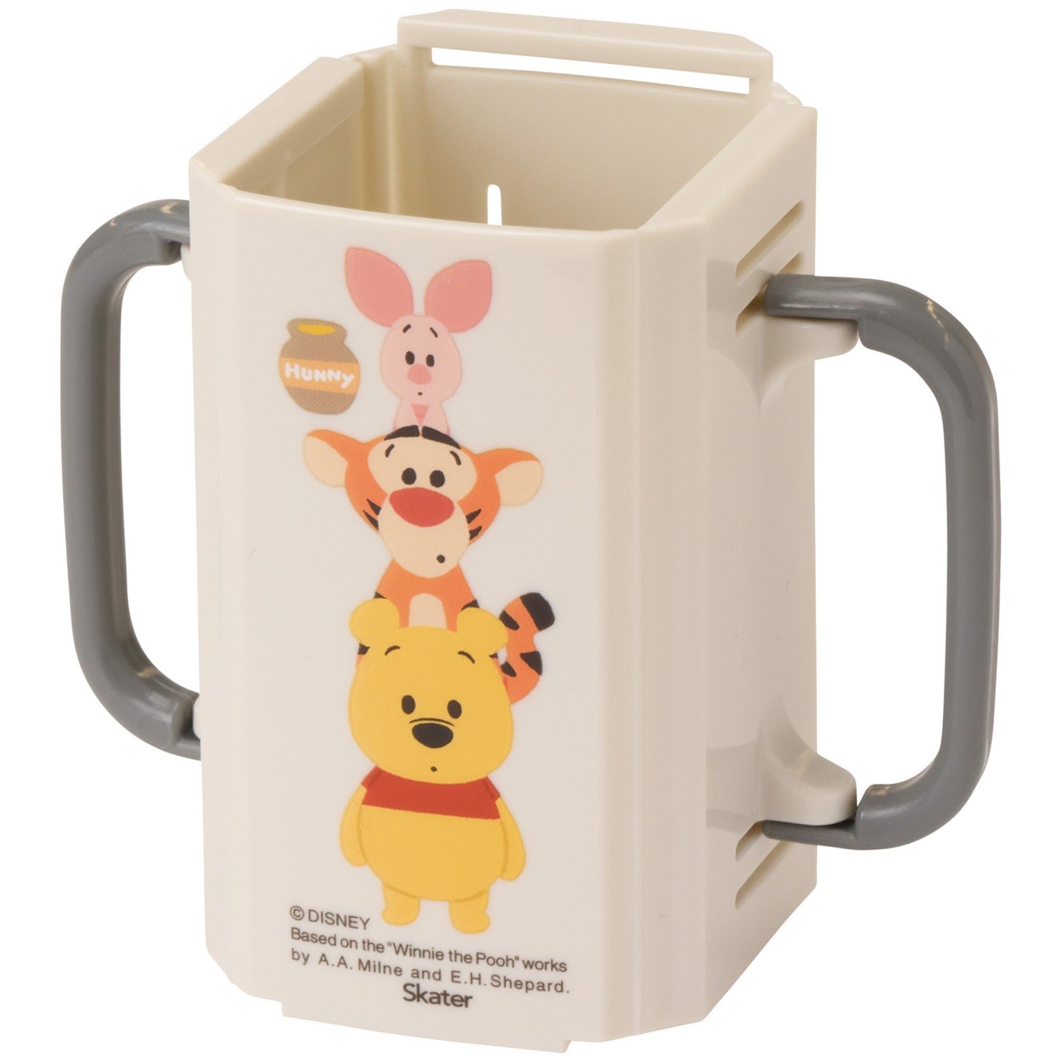 Skater Slim Folding Drink Holder Winnie the Pooh Petit Friends DHP3