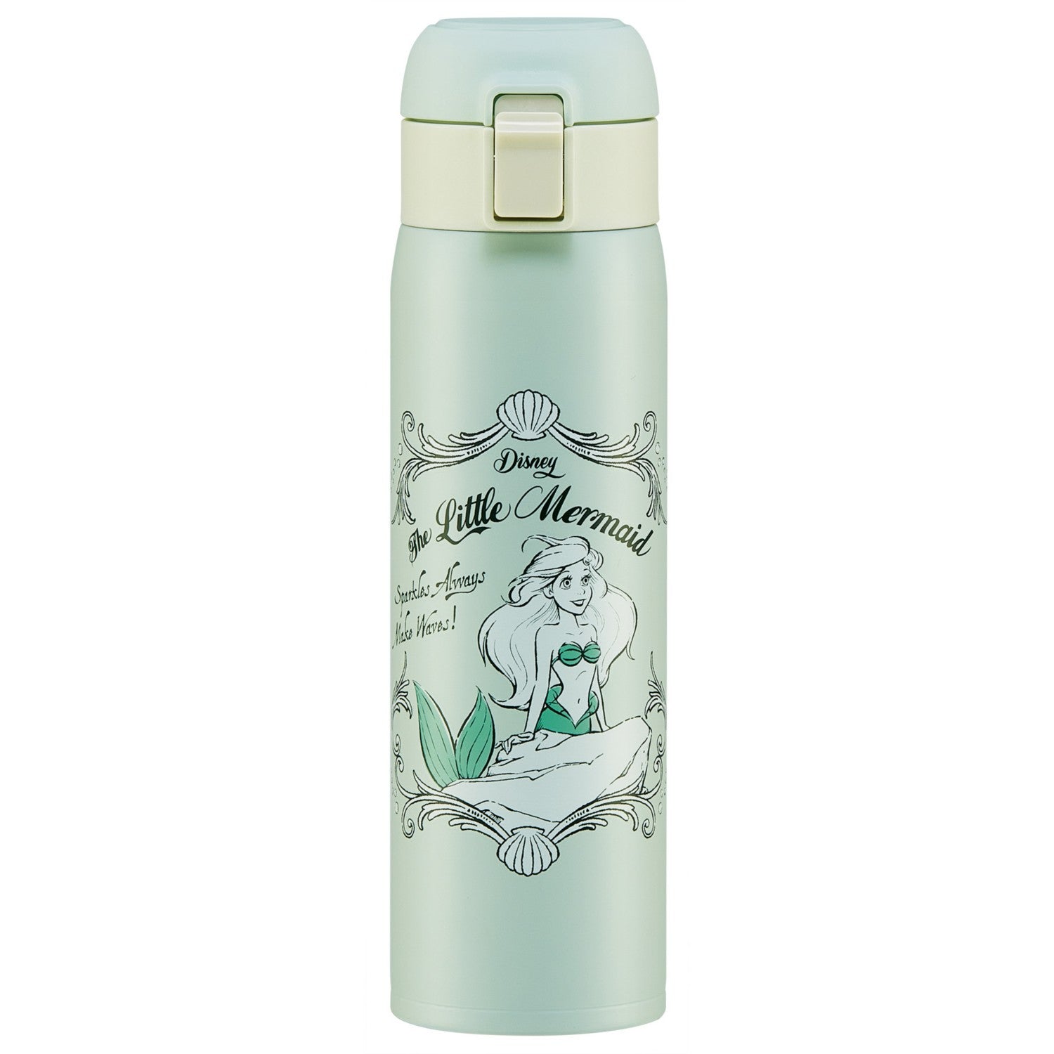 Skater Stainless Steel One Touch Mug Bottle [480ml] Ariel STOT5