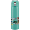 Skater One Touch Straw Bottle Mickey Green World/STOT5ST_591266